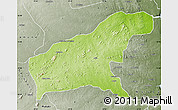Physical Map of Namapa, semi-desaturated