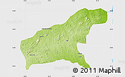 Physical Map of Namapa, single color outside
