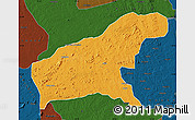 Political Map of Namapa, darken
