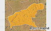Political Map of Namapa, satellite outside