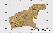 Satellite Map of Namapa, cropped outside