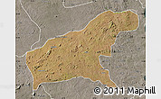Satellite Map of Namapa, semi-desaturated
