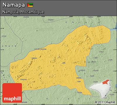 Savanna Style Map of Namapa