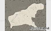 Shaded Relief Map of Namapa, darken