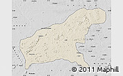 Shaded Relief Map of Namapa, desaturated