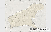Shaded Relief Map of Namapa, lighten