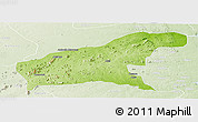 Physical Panoramic Map of Namapa, lighten