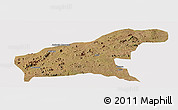Satellite Panoramic Map of Namapa, cropped outside