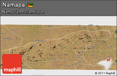 Satellite Panoramic Map of Namapa