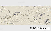 Shaded Relief Panoramic Map of Namapa