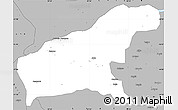 Gray Simple Map of Namapa