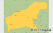 Savanna Style Simple Map of Namapa