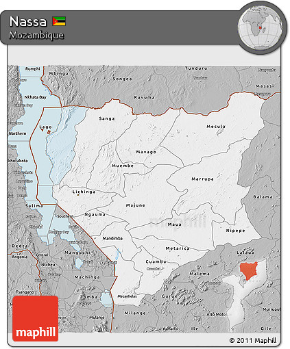 Gray 3D Map of Nassa