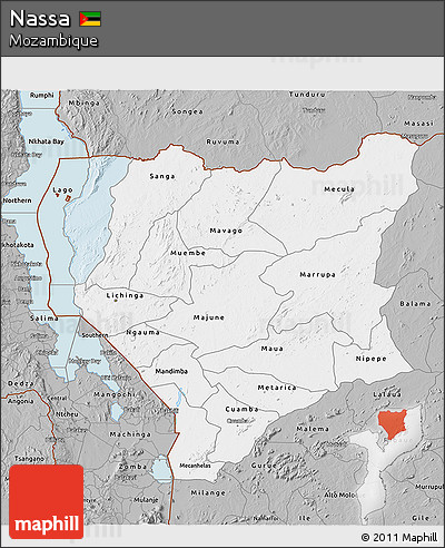 Gray 3D Map of Nassa