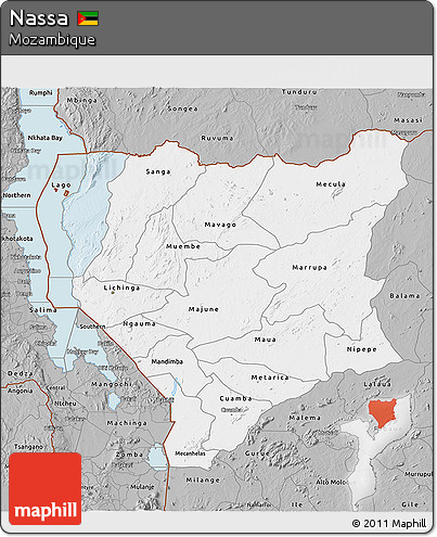 Gray 3D Map of Nassa