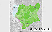 Political Shades 3D Map of Nassa, lighten, desaturated