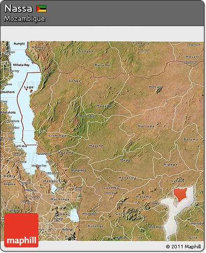 Satellite 3D Map of Nassa