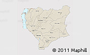 Shaded Relief 3D Map of Nassa, cropped outside