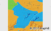 Political 3D Map of Cuamba