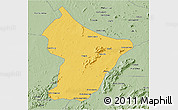Savanna Style 3D Map of Cuamba