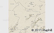 Shaded Relief 3D Map of Cuamba
