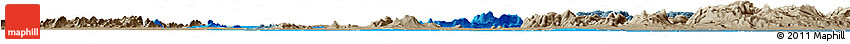 Political Horizon Map of Cuamba, semi-desaturated
