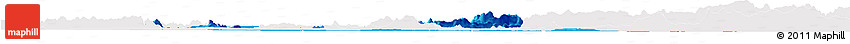 Political Horizon Map of Cuamba, single color outside