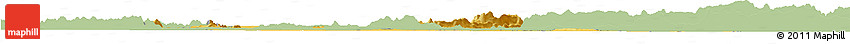 Savanna Style Horizon Map of Cuamba, single color outside