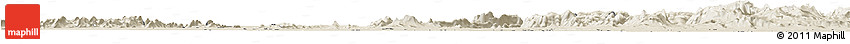 Shaded Relief Horizon Map of Cuamba