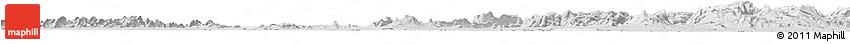 Silver Style Horizon Map of Cuamba