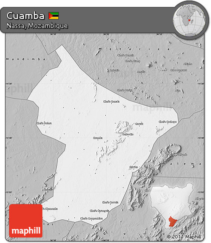 Gray Map of Cuamba
