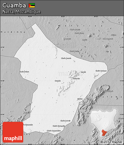 Gray Map of Cuamba