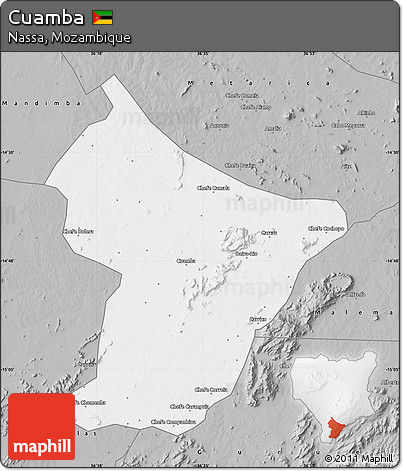 Gray Map of Cuamba