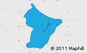 Political Map of Cuamba, cropped outside