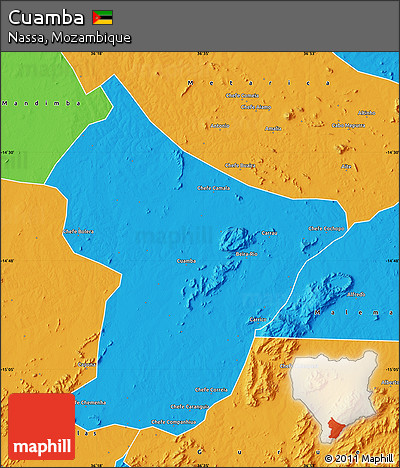 Political Map of Cuamba