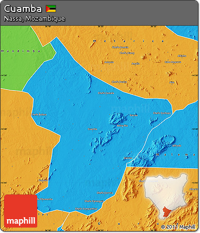Political Map of Cuamba