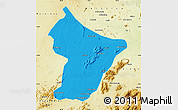 Political Map of Cuamba, physical outside