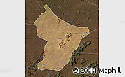 Satellite Map of Cuamba, darken