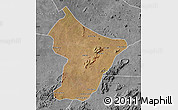 Satellite Map of Cuamba, desaturated