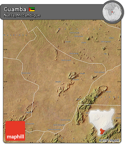 Satellite Map of Cuamba