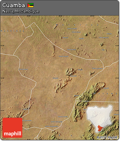 Satellite Map of Cuamba