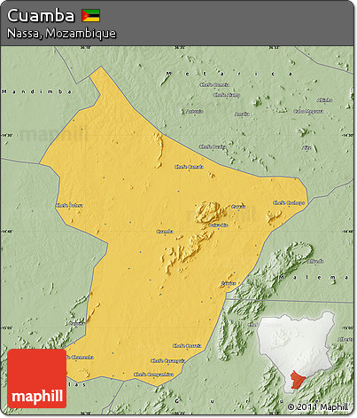 Savanna Style Map of Cuamba