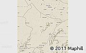 Shaded Relief Map of Cuamba