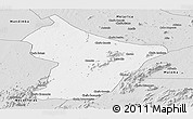 Silver Style Panoramic Map of Cuamba