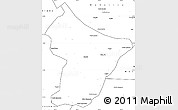 Blank Simple Map of Cuamba