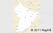 Classic Style Simple Map of Cuamba