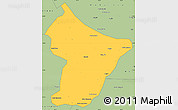 Savanna Style Simple Map of Cuamba