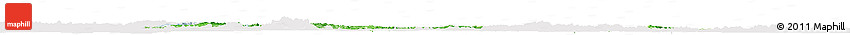 Political Shades Horizon Map of Nassa, single color outside