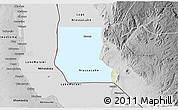 Physical 3D Map of Licincha, desaturated