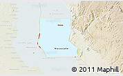 Physical 3D Map of Licincha, lighten